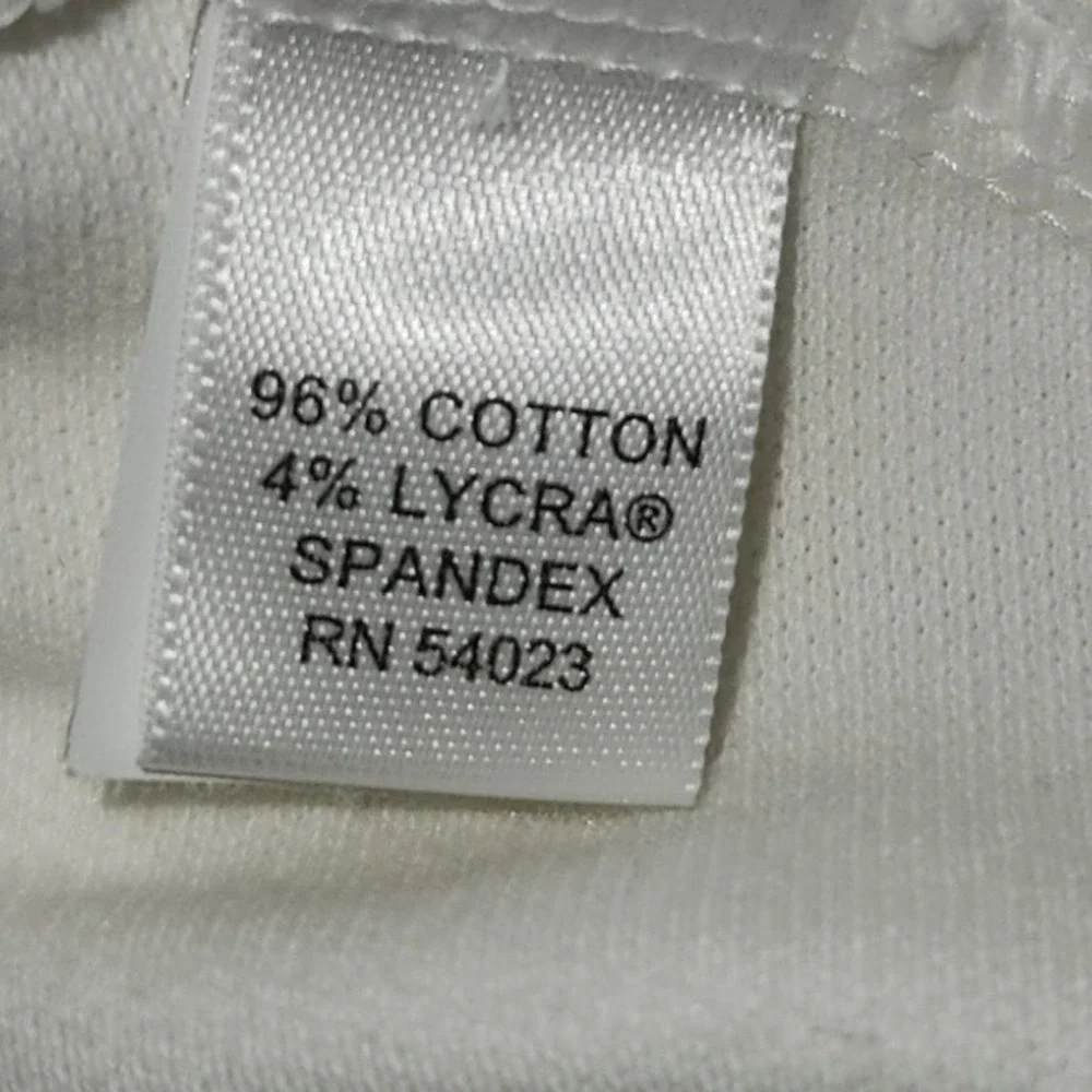 Mens White Polo Banana Republic Fitted‎ Short Sleeve Polo Cotton Large
